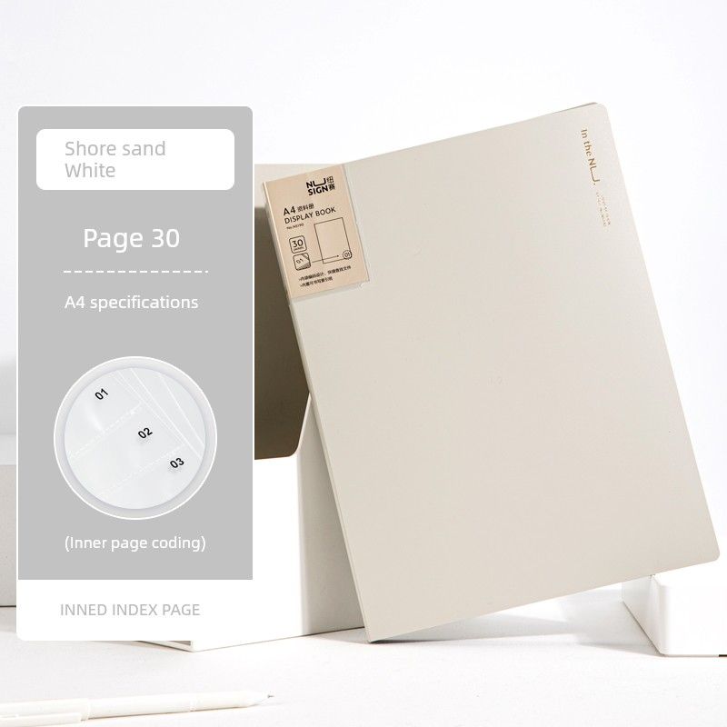 

Multi-Layer 60-Page Stationery Test Paper For Home Birth Inspection Info Booklet Page 30 - Inner Bag Coding - Shore Sand White
