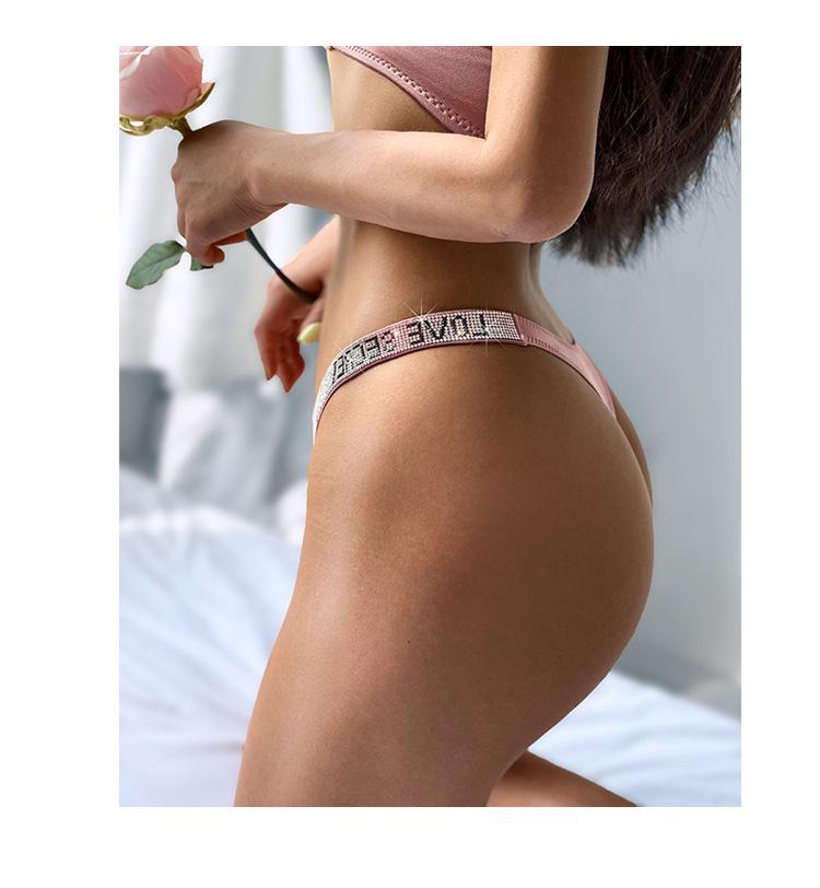 Bezszwowe Damskie Stringi Sportowe z Kryształkami, Jedwab Lodowy, Szybkoschnące, Zebra i Panterka