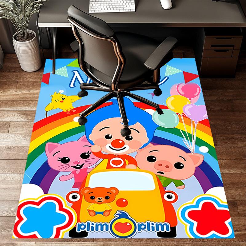 Custom Flim Flim Mat Personalized Name, Polyester Washable Indoor Entryway Rug, Gift for Christmas, Easter, Thanksgiving Day