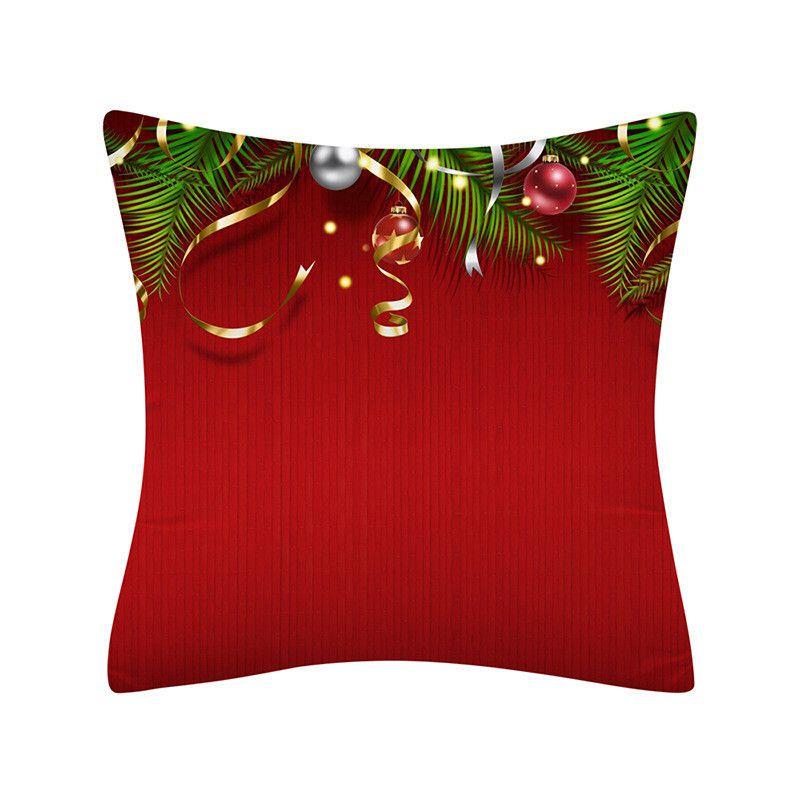 Vibrant Christmas Themed Decorative Cushion Cover For Festive Home Decor 18x18
