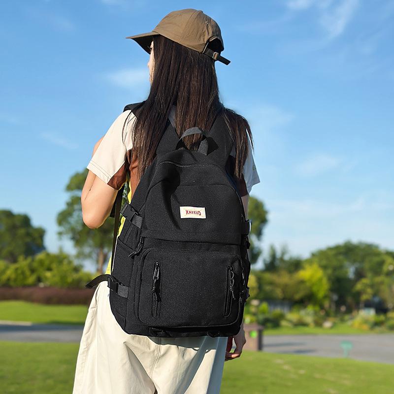 Junior High School Schoolbag Women's Large-capacity New Casual Versatile Backpack Mountaineering Travel Backpack