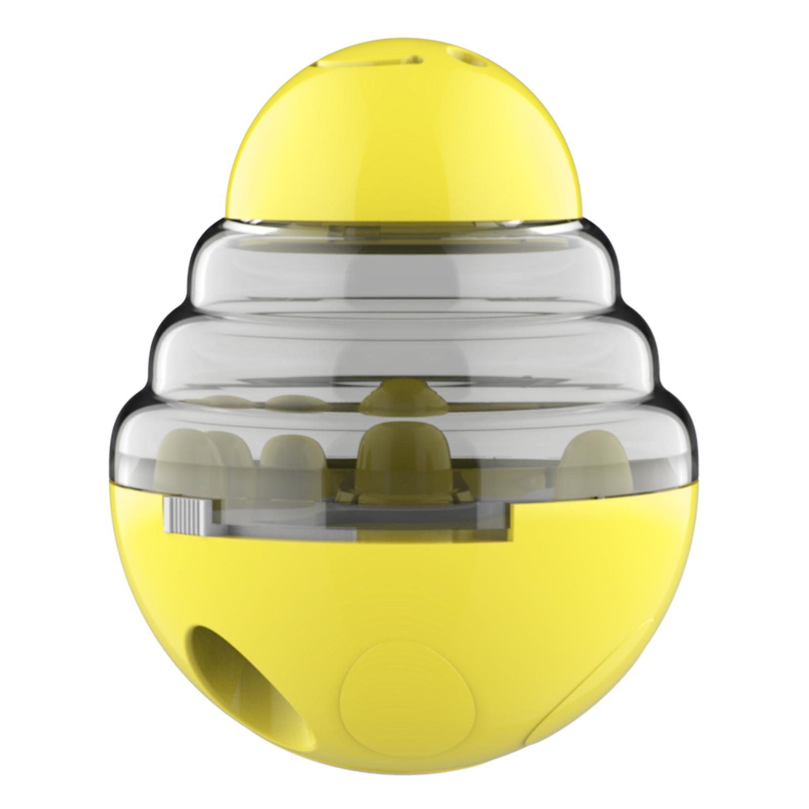 

Медленная кормушка для собак Игрушка для дрессировки кошек в помещении Игрушка для щенков Интерактивная игрушка для французских бульдогов жёлтый