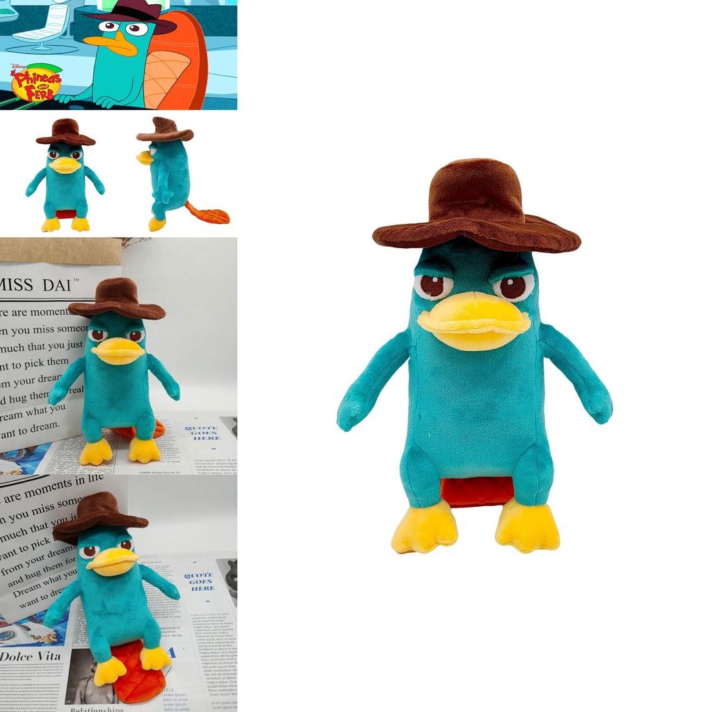 9.8in Perry The Platypus Plush Doll Soft Stuffed Animal Toy Kids Xmas Gift