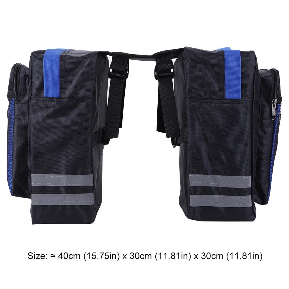 

20 л Сумка-багажник для горного велосипеда Водонепроницаемая двухсторонняя сумка-штаны Велосипедный багажник Сумка на заднее сиденье Аксессуары для велосипеда синий