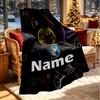 Custom Name Personalized Five Nights at Freddy's Print Blanket, Home Decor, Bedroom, Sofa, Camping, Couch, Gifts for Birthday Christmas