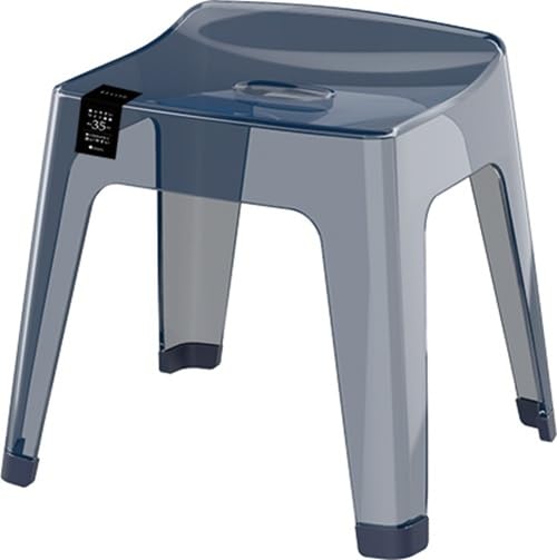 Стул для ванной Asvel Relish S35, 35 см, 4 ножки, прозрачный, королевский флот