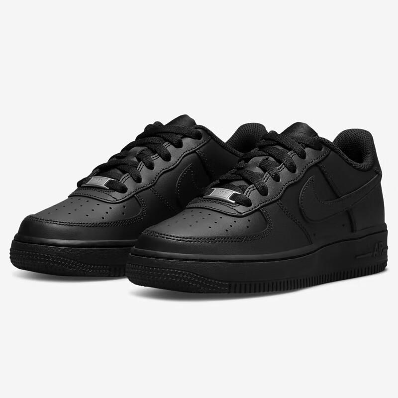 Nike Women's Black Air Force One Af1 Versatile Children's Sneakers Dh2920-001 Cm