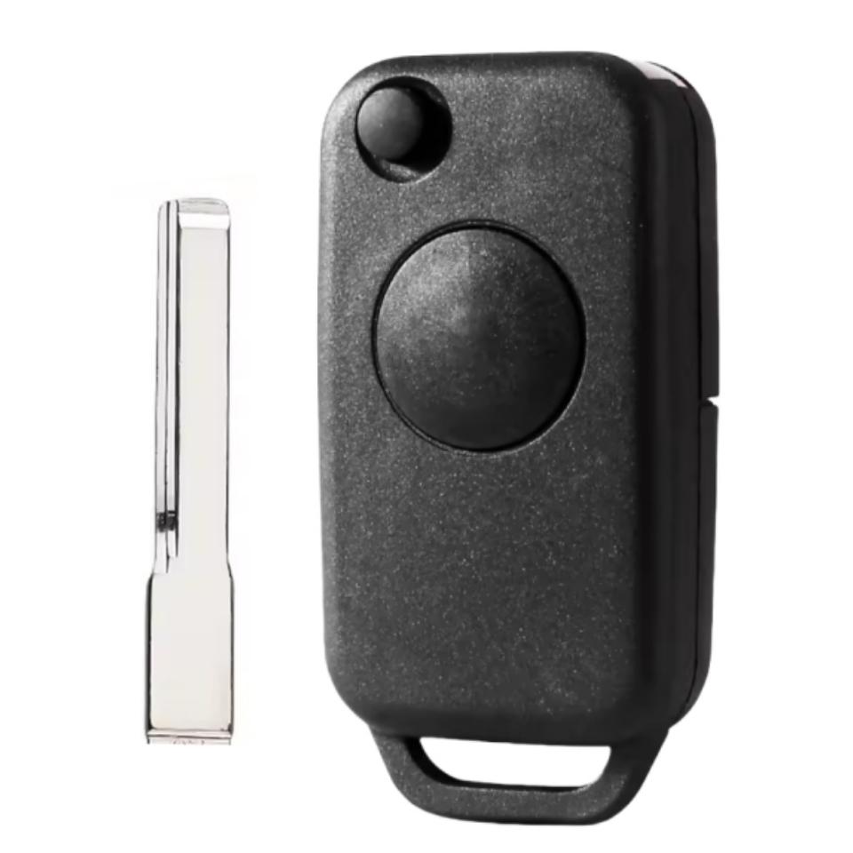 XJMYNB HU64/HU39 Blade 1/2/3/4 BTN Flip Remote Car Key Shell Case For Mercedes Benz C E S ML SL ML55 AMG S500 SL500 W168 W124 1 BTN HU64 Blade