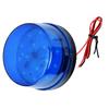 DC9 12V Blue LED Strobe Beacon Emergency Alarm Warning Signal Flashing Light Without Sound