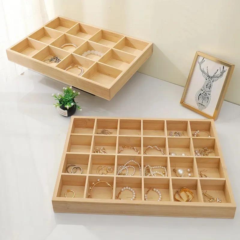 Solid Wood Jewelry Tray Display Tray Bracelet Bangle Beaded Bracelet Storage Store Use Viewing Tray Accessory Organizer