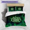 Set Biancheria da Letto Celtic FC Stampato 3 Pezzi Copripiumino Traspirante con Federe Biancheria da Letto Decorativa per Camera da Letto Casa