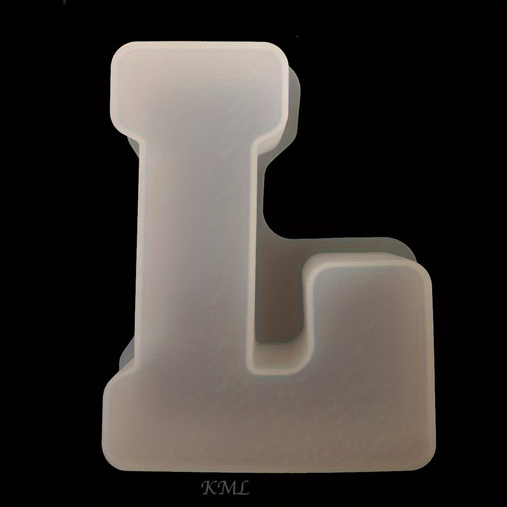 26 Stück Silikonform für englische Buchstaben, 10 Silikonformen für Ziffern, 26 Buchstaben- und Zahlenformen Handgefertigter Buchstaben-Harzguss