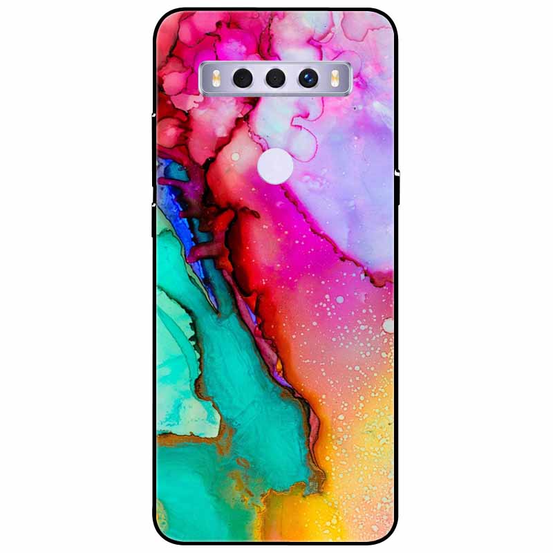 Case For TCL 10 SE Cover Marble Soft Silicone Fashion TPU Back Bumpers for TCL 10SE T766U T766H Protective Funda for TCL10SE