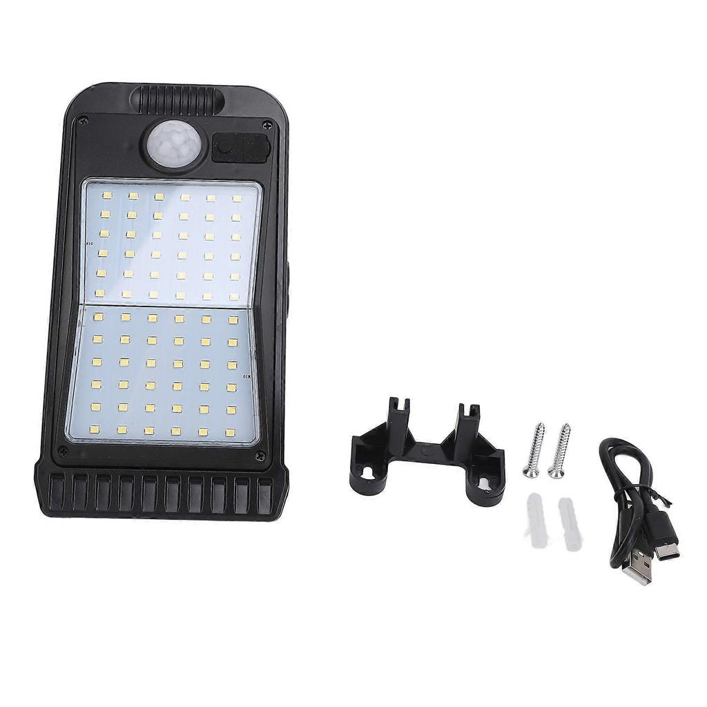 Clip On Solar Motion Light 72 LED Beads IP65 Waterproof Portable Solar Lamps for Garden Yard Outdoor White Light