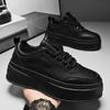 Neue Herren Board Schuhe Dicke Sohle Erhöhte Schuhe Trendige Mode Lässig Student Vier Jahreszeiten Klein Weiß