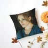 RRachel McAdams Cushion Cover Washable Linen Pillowcase Soft  for Daily Sofa Bed Home Room Decor