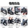 Samcos Motorcycle Helmet Lock, Helmet Holder, 1 Set, Multi-functional, Universal Holder, Anti-Theft, Motorcycle, Electric