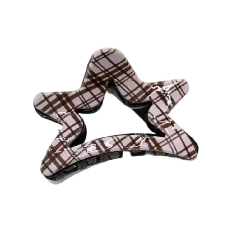 

Simple Yet Stylish Star Hair Clip Acetate Hair Decoration Hair Claw For Various Styles And Gifting Occasion