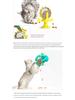 Cat Toy Turntable: Spinning Windmill, Treat Dispenser, Teaser Wand, and Teaser Stick.