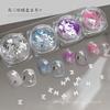 High Shiny Round Tail Butterfly Nail Art Sequins Macaron Ultra-thin Iridescent Decorations