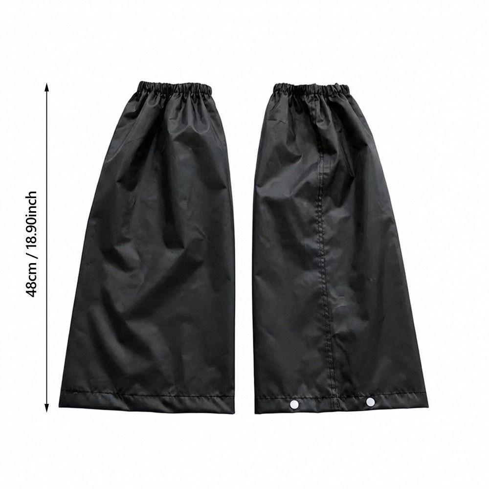 1 Pair Dust-proof Waterproof Leg Gaiters Elastic Band Knee Pads  Hiking Camping Travel Unisex