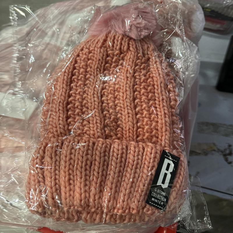 Winter Knitted Scarf Hat Set Thick Warm Skullies Beanies Hats For Women Outdoor Cycling Riding Ski Bonnet Caps Scarf