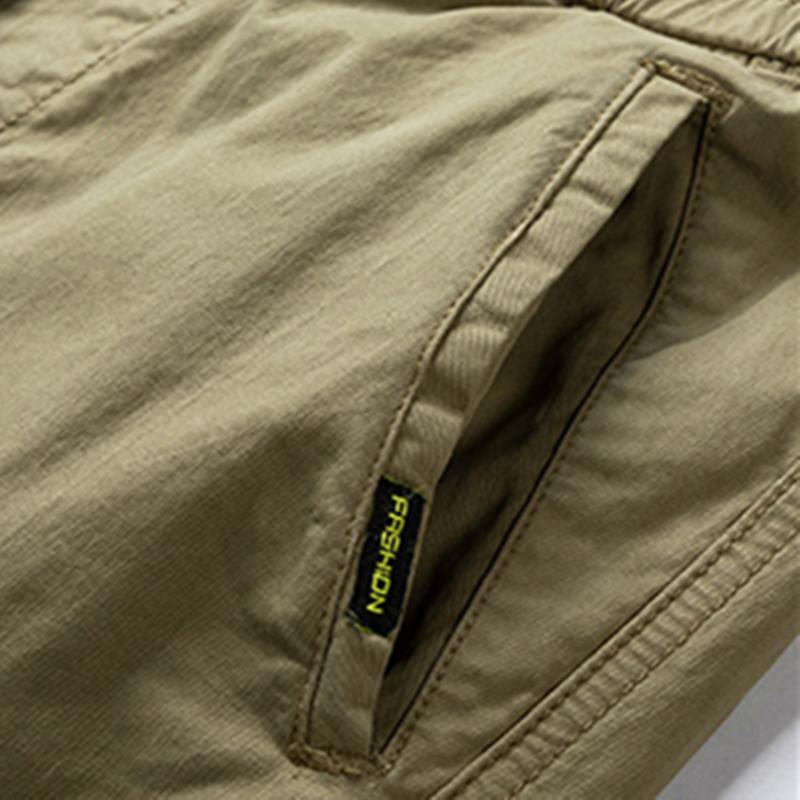 Herrenmode übergroße Camouflage-Cargohose, Outdoor-Armeehose, multifunktionale Kampfhose, dünne Dschungel-Kampfhose