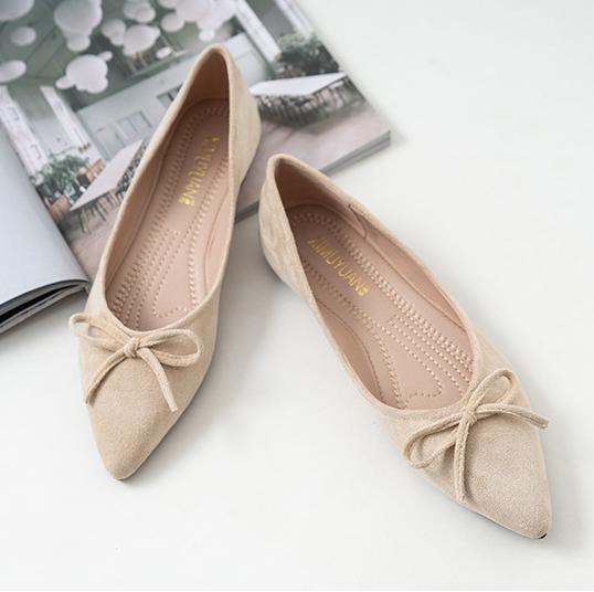 Plus Size 35-42 Women's Leopard Pointed Toe Flats Loafers Shallow Slip On Shoes Ladies Dress Office Ballerinas Mujer Mocasines