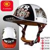 Retro Electric Vehicle Riding Helmet - Unisex, Lightweight, All-Season