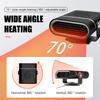 12V 150W Portable Electric Car Heater Rotation Heating Cooling Fan Warmer Wind Defrosting Abs 2In1 Snow Demister Defroster