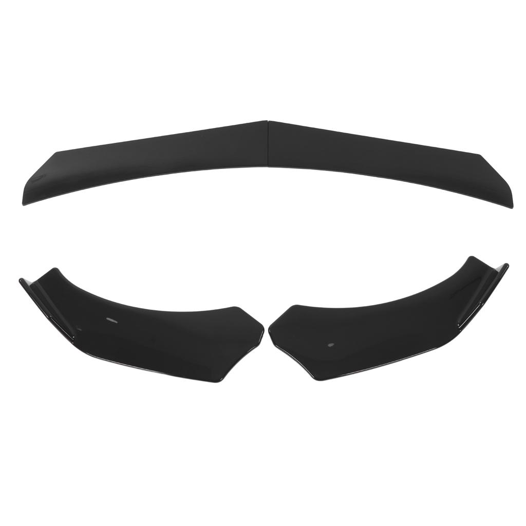 Front Bumper Lip Spoiler 4 Parts Form   Modification Aggressive Decoration