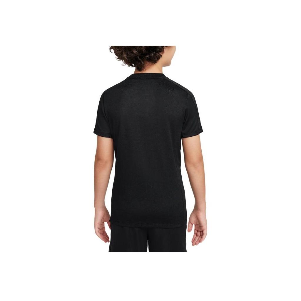 Nike T-Shirt Logo Print Round Neck Short Sleeve Kids tops Black HF8079-010