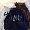 Sudadera con capucha para niño forrada de terciopelo: Acogedor, Moderno y de Corte Holgado para Otoño e Invierno