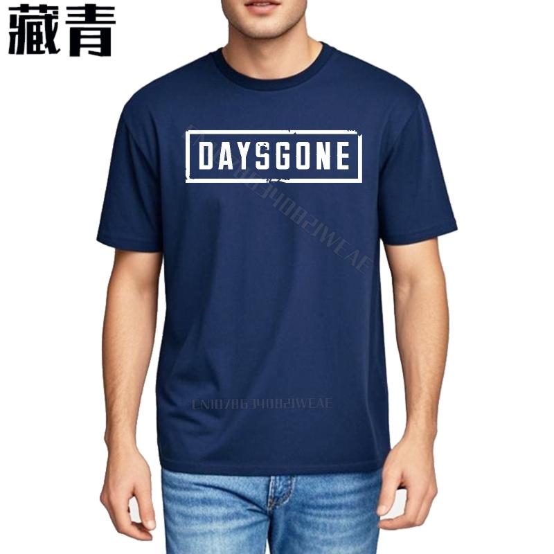 Summer Top Quick-dry Round Neck Tee Daysgone Printed On Black Shirt O-Neck Quick Dry T Shirt New Arrived Basic T Shirt O-Neck