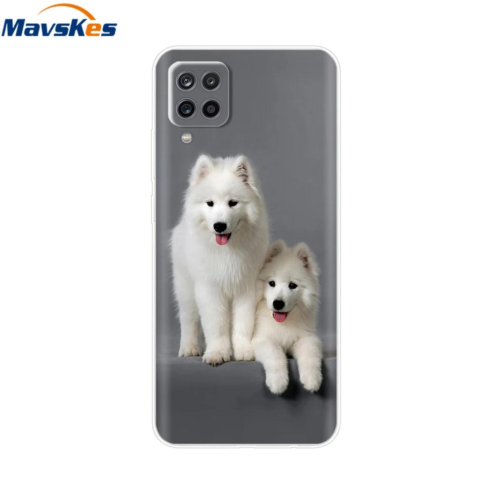 Phone Case For Samsung Galaxy A12 Case SamsungA12 Silicone Clear TPU Painted Soft Cover For Samsung A12 A 12 Bumper Fundas Etui