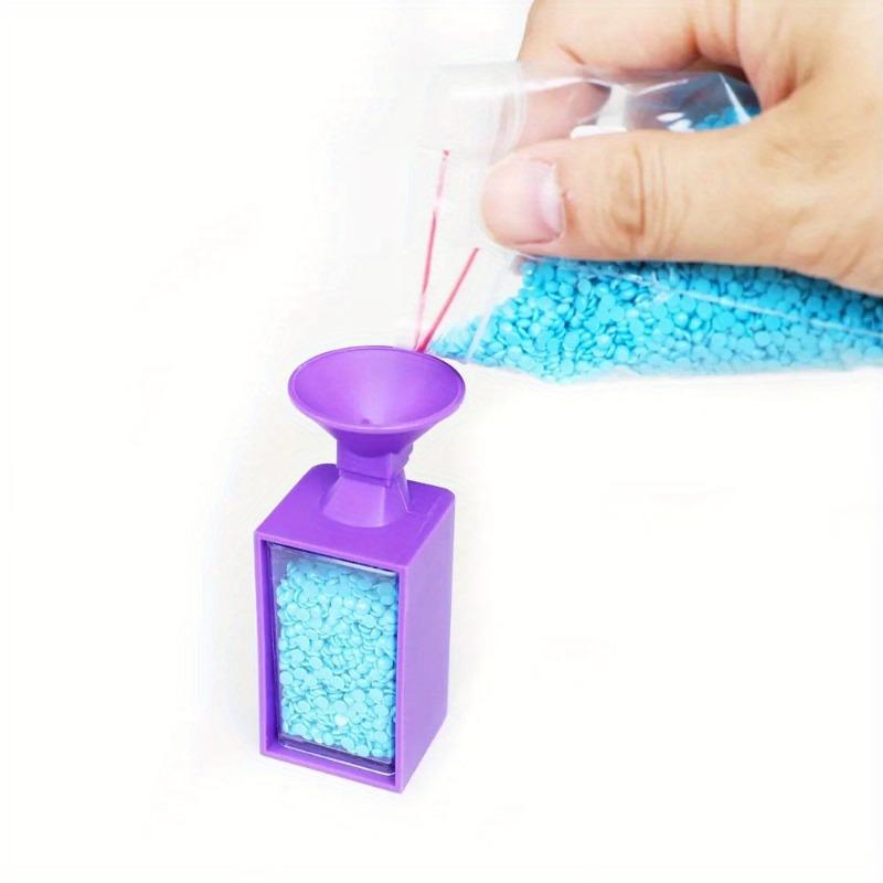 3Pcs Drills Funnel for Square Round Container Box 5D Diamond Painting Art Embroidery Bead Sorting Storage Accessory.