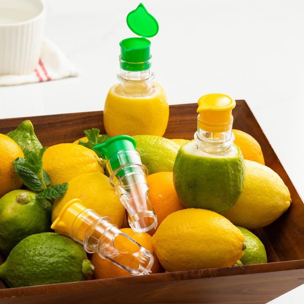 Portabel Juicepress Citronpress Lättviktig Juicer Tvättbar Manuell Juicer Renskverktyg Inbyggt Filter för Citron Apelsin