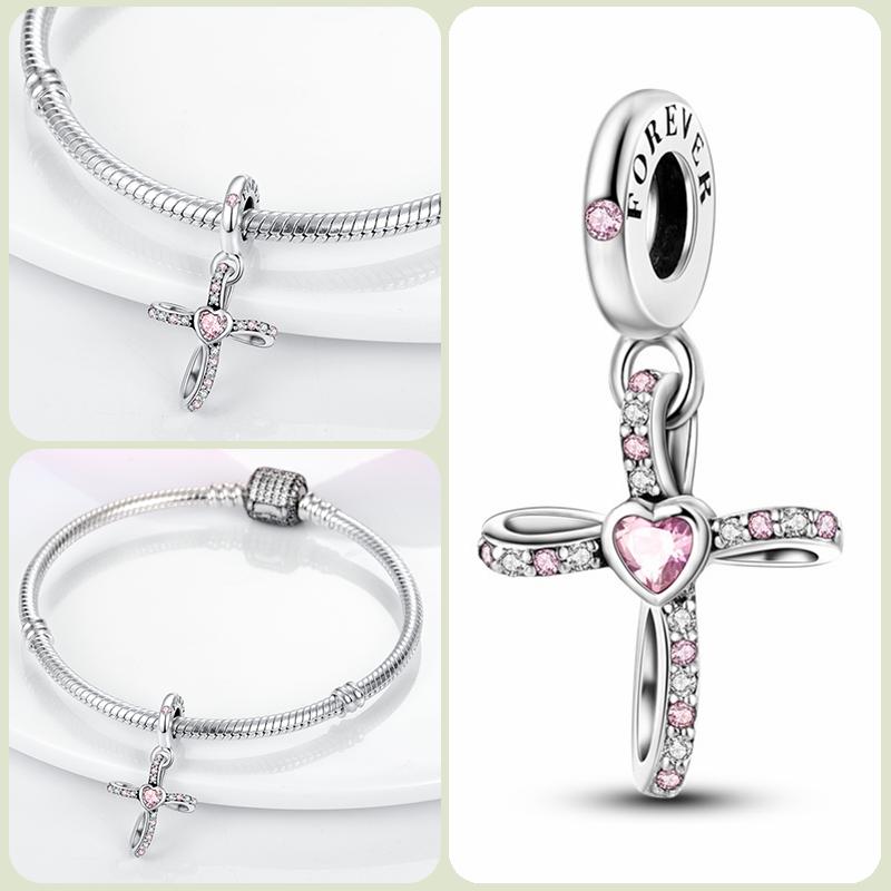 Modne koraliki zawieszki S925 ze srebra próby 925 w stylu klasycznym i romantycznym z motywem żółwia lotosu, odpowiednie do oryginalnej bransoletki DIY na prezent