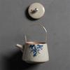 Japanese Style Ceramic Blue and White Antique Glaze Teacup Elegant Beautiful Teapot Kung Fu Kettle Coffee Mug Chinese Tea Pot