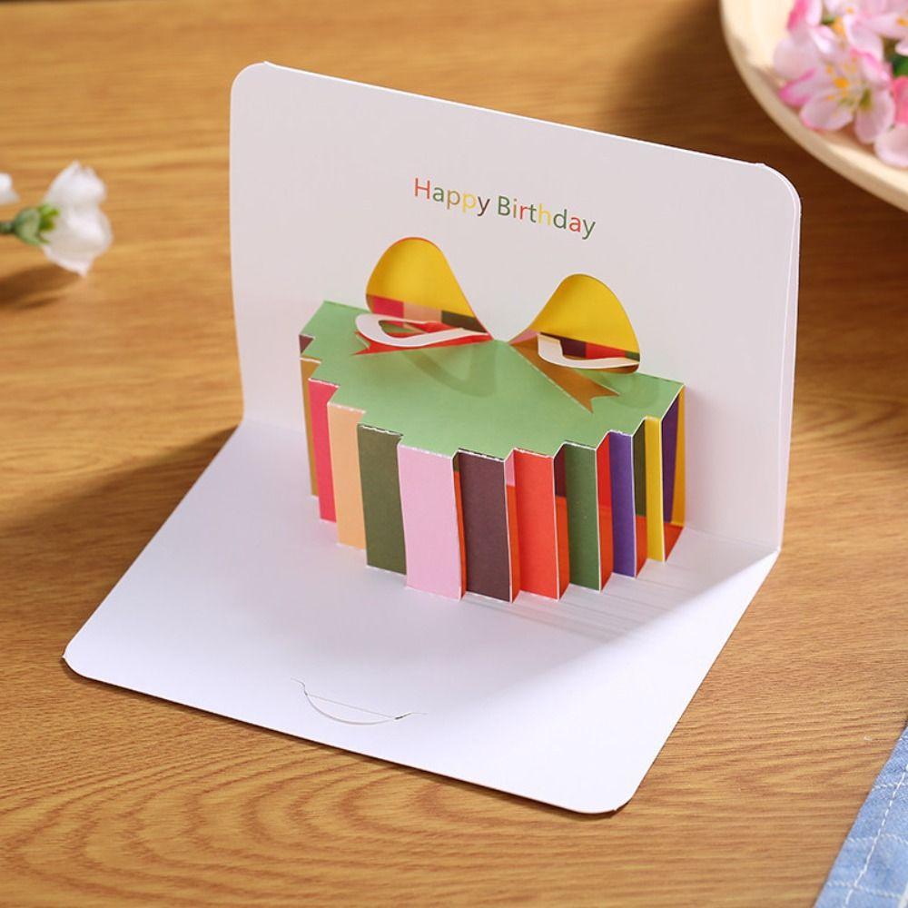 Handwriting Birthday Pop-Up Cards Invitation Birthday Greeting Cards  Happy Birthday