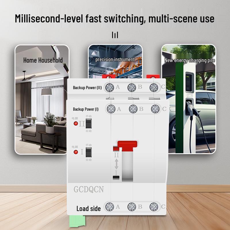 220V/380V Three-Phase Dual Power Automatic Transfer Switch with Millisecond Transfer for Uninterrupted Photovoltaic Power