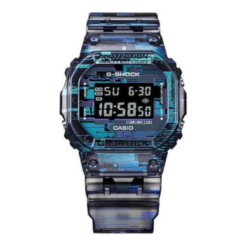 

Casio G-SQUAD Series G-SHOCK Dimensional Era Series Ice Tough Retro Classic Small Square Sports Waterproof Watch Quartz Movement Resin DW-5600NN-1PR сірий колір