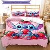 3pcs Stitch Bedding Set Duvet Cover Closure Includes 1 Duvet Cover & 2 Pillowcases, Soft and Comfortable for All Seasons.