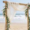132 Flowers Artificial Eucalyptus Vines Multicolor Multicolor Flower Simulation Plant Garland Leaves Green Photo Props