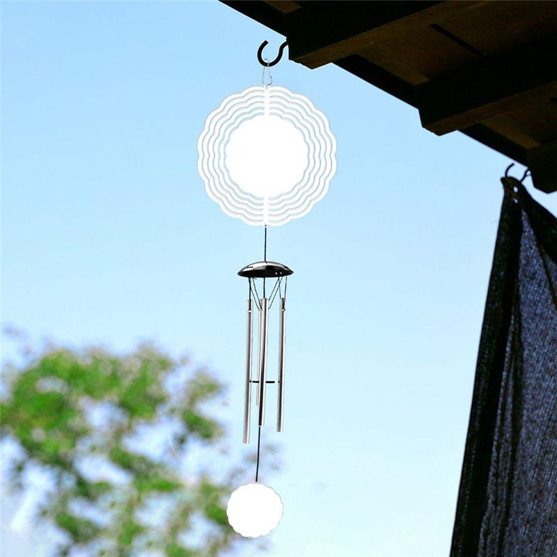ABUL Sublimations-Windspielrohlinge Outdoor-Dekoration, Windspiele Mit 4 Verdickten Aluminiumröhren Für Mama Oma Frauen Einfach Zu Bedienen