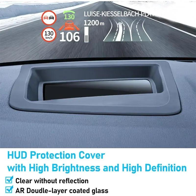 For Porsche Cayenne 2024 2025 Car Hud Display Protective Cover HD Tempered Glass Anti Reflection Head Up Screen Protector Parts