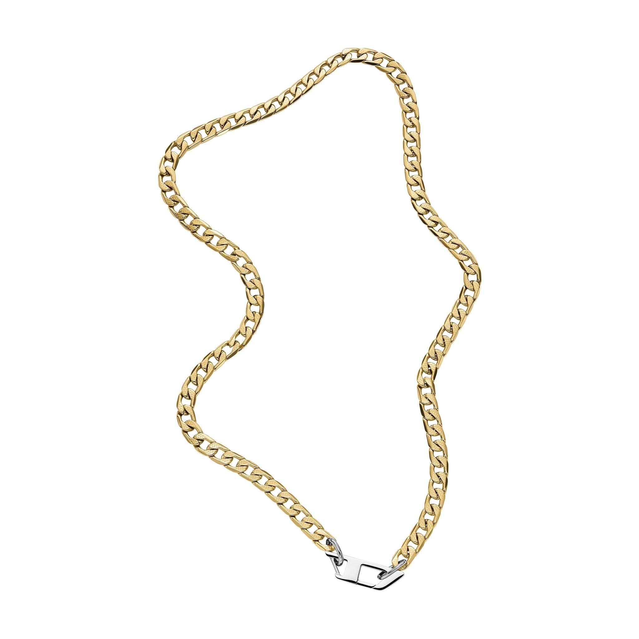 

Diesel Stainless Steel Chain Necklace One Stainless No Jewelry Men s, Size, Steel,