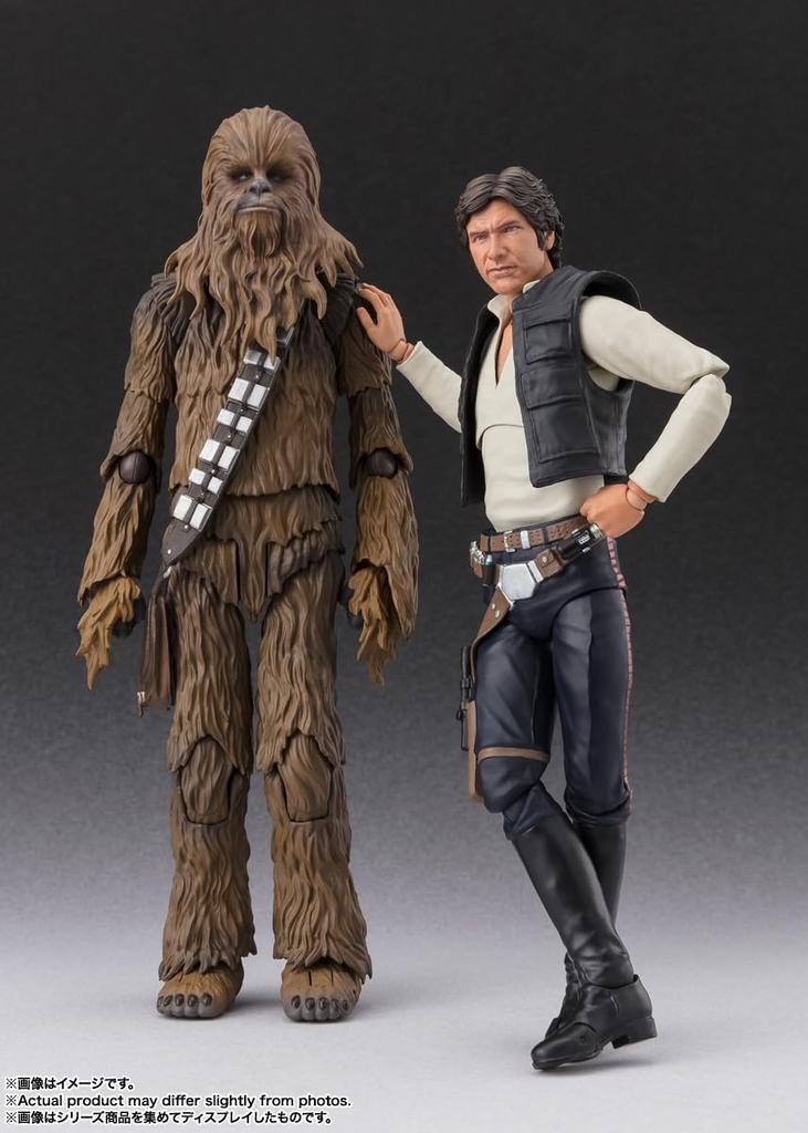BANDAI SPIRITS Star Wars Episode A New Hope Chewbacca A New 170mm PVC ABS Painted Action Figure S.H.Figuarts IV -Classic Ver.- (STAR WARS Hope)