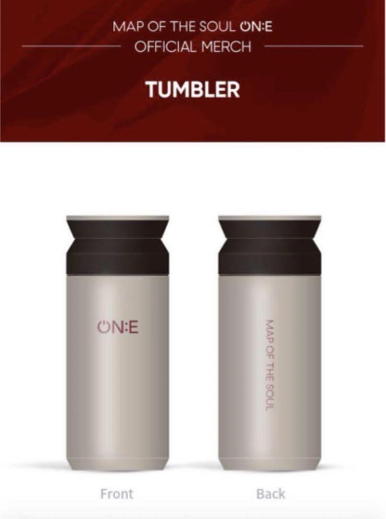 [USED] BTS MAP OF THE SOUL ON:E Tumbler (No Trading Card)