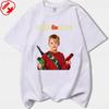 Alone Kevin Fun Christmas Printed Tshirt Retro Mens Tshirt Mens Clothing Christmas Gift Cotton Brain Decayed Tshirt